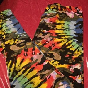 Colorful Camouflage Leggings
